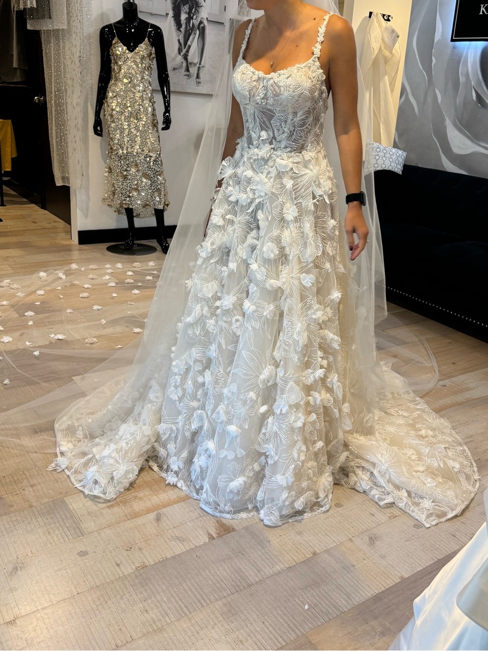 Galia Lahav Fabiana Bridal Gown with custom veil